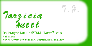 tarzicia huttl business card